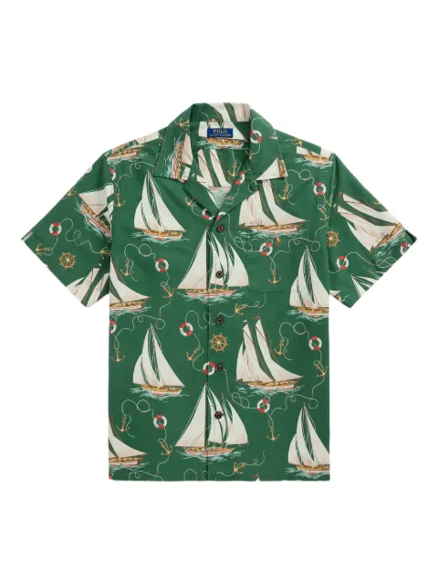 Polo Ralph Lauren sailboat-print short-sleeve shirt