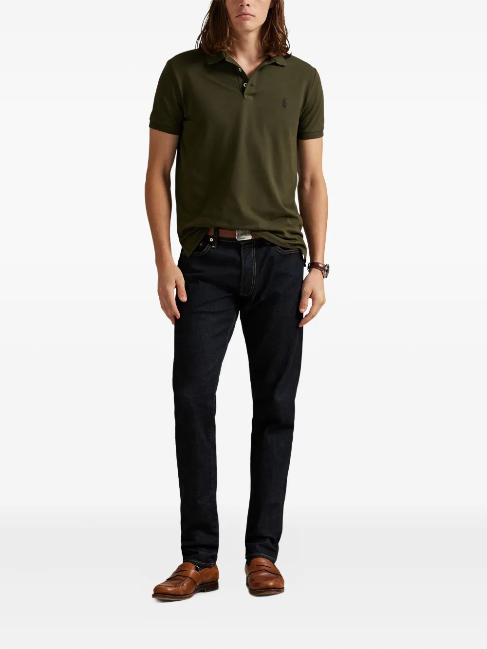 Polo Ralph Lauren Poloshirt met geborduurd logo Groen
