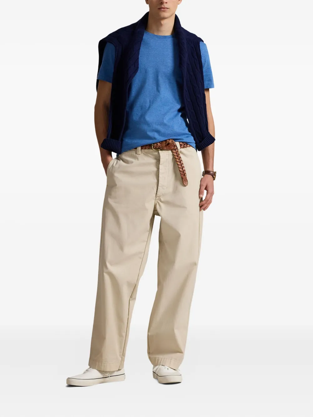 Polo Ralph Lauren T-shirt met ronde hals Blauw