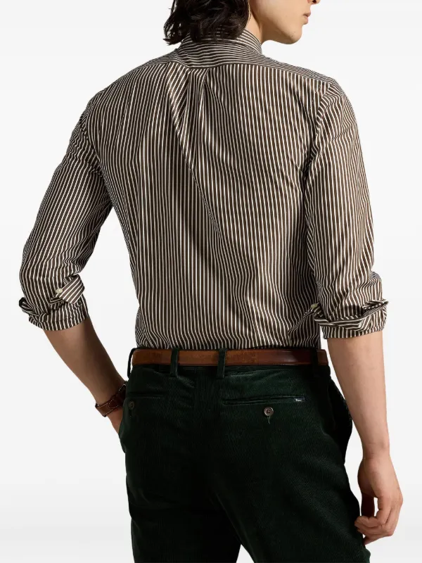 Polo Ralph Lauren ストライプ シャツ | ブラウン | FARFETCH JP