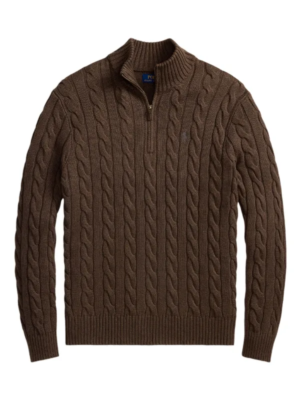 POLO RALPH LAUREN ケーブルニット ハーフジップ メンズ M 黒 楽天市場】ラルフローレン POLO Ralph Lauren ケーブル ハーフ