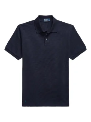 Polo Ralph Lauren zip-neck Polo Shirt | Black | FARFETCH