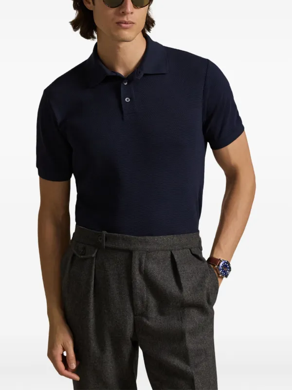 Polo Ralph Lauren Cotton Polo Shirt | Blue | FARFETCH ZA