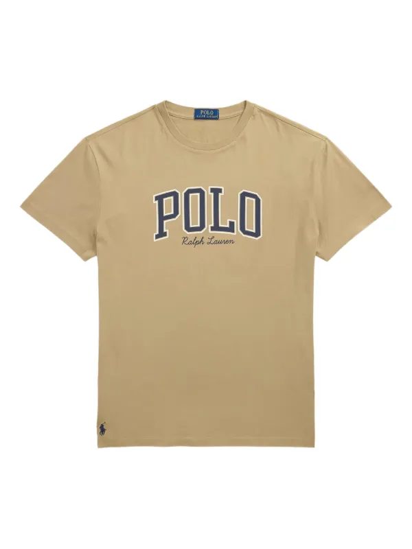 PORO Ralph Lauren ロゴプリント Tシャツ L Polo Ralph Lauren ロゴ Tシャツ | ニュートラル | FARFETCH JP