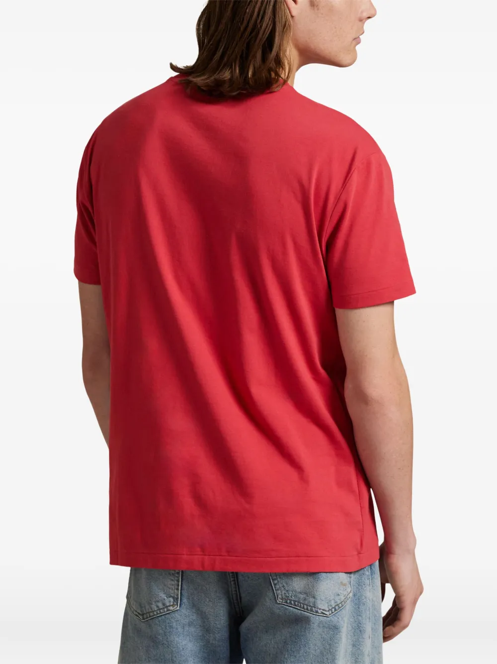 Polo Ralph Lauren T-shirt met geborduurd logo Rood