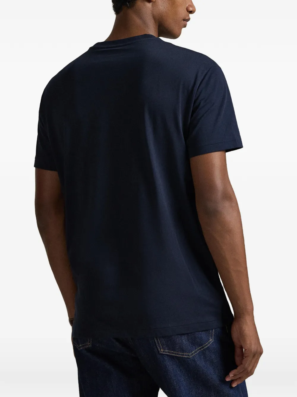 Polo Ralph Lauren T-shirt met geborduurd logo Blauw