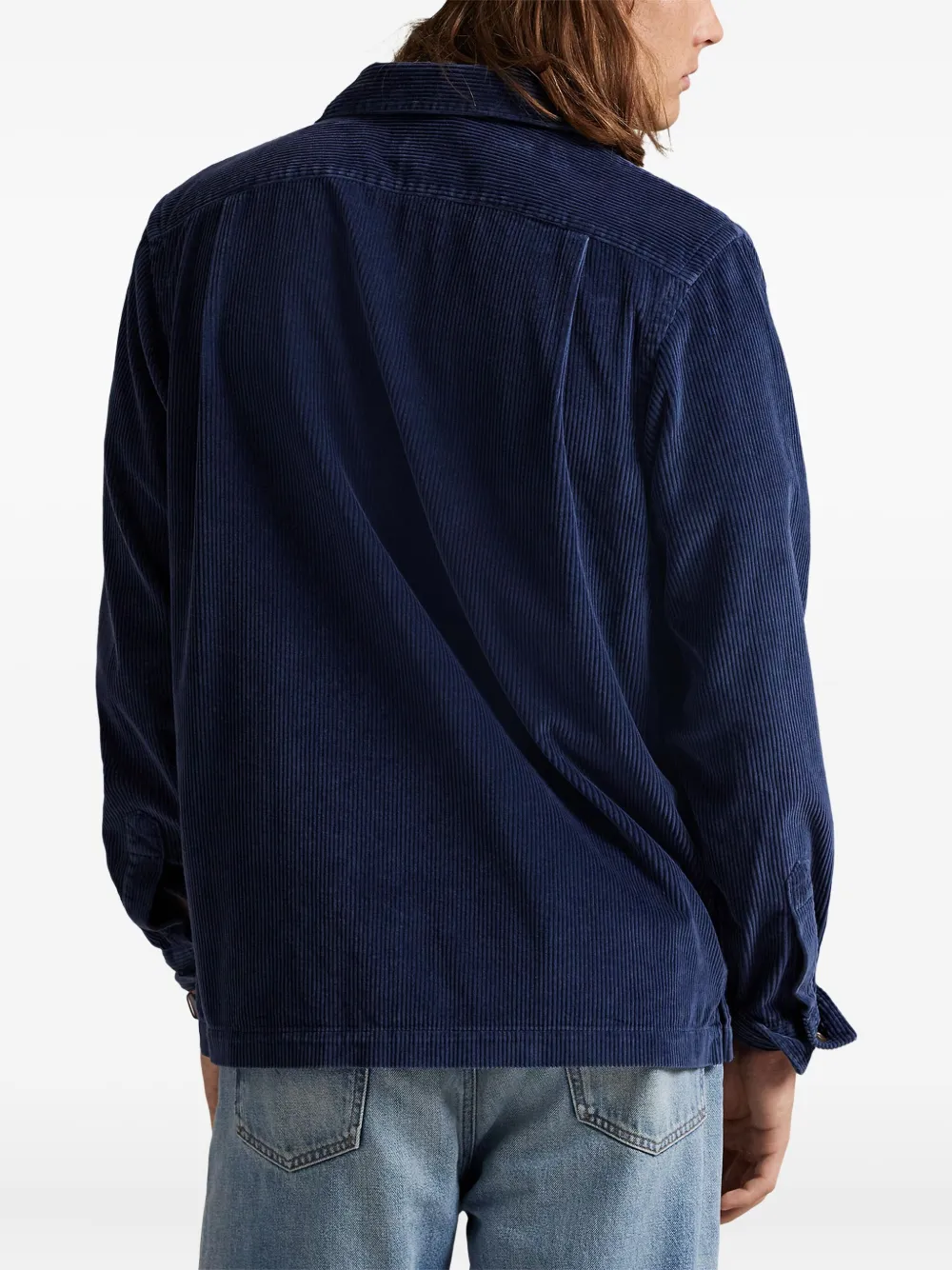 Polo Ralph Lauren Overhemd met opgestikte zakken Blauw
