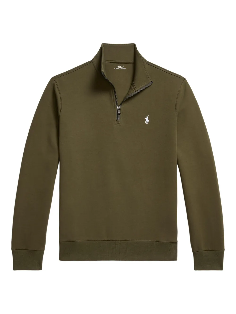 Polo Ralph Lauren half-zip double-knit sweatshirt Groen