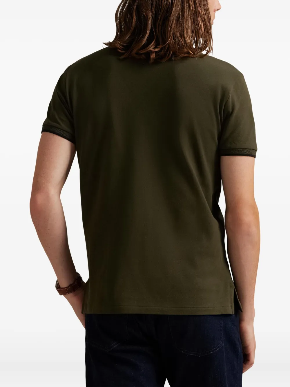Polo Ralph Lauren Poloshirt met halve rits Groen