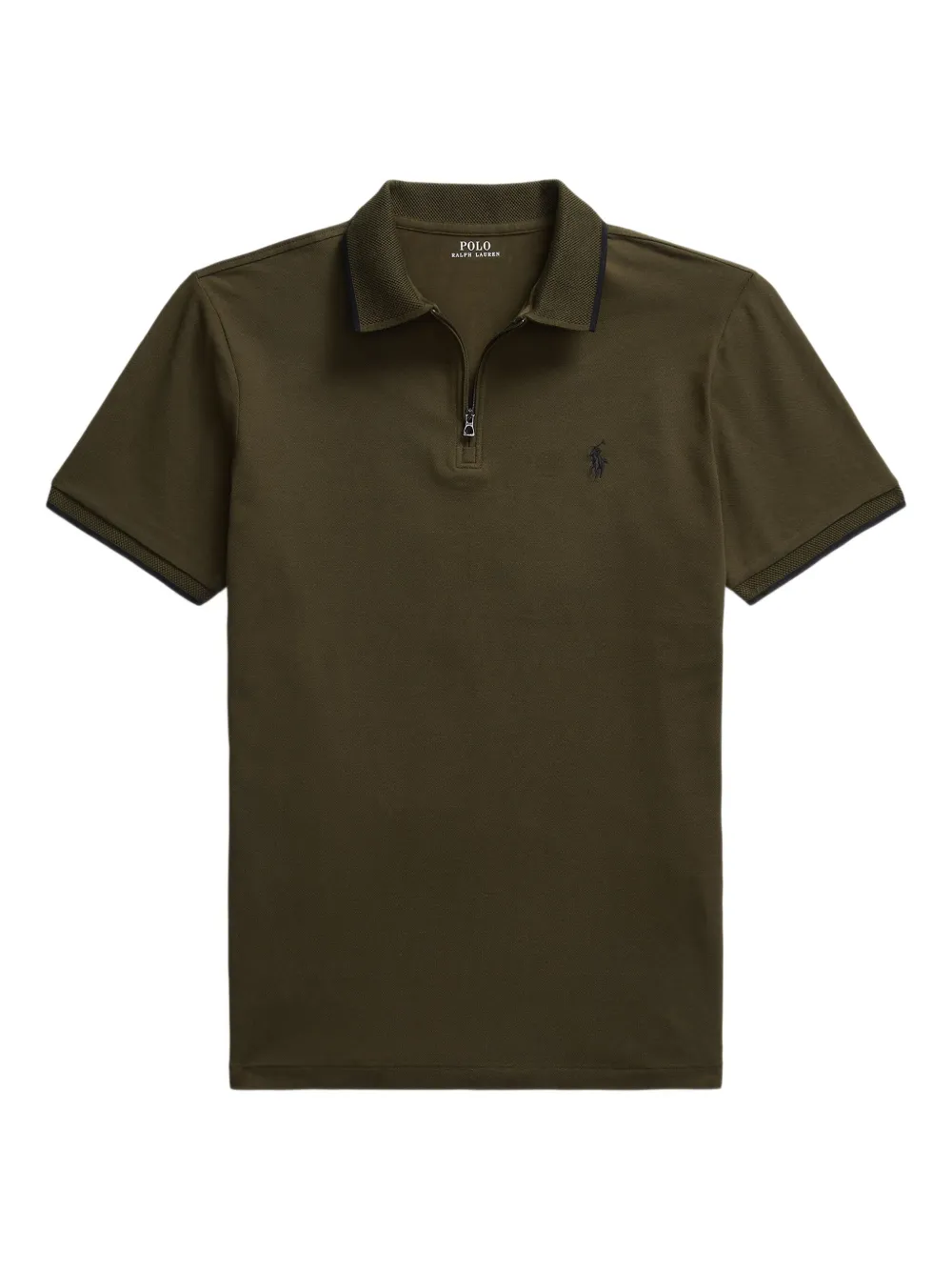 Polo Ralph Lauren Poloshirt met halve rits Groen