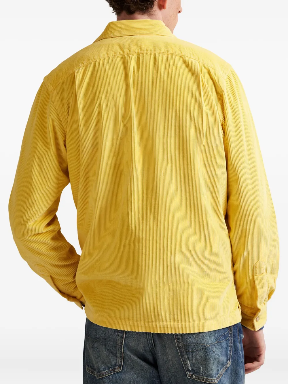 Polo Ralph Lauren Ribfluwelen shirtjack Geel