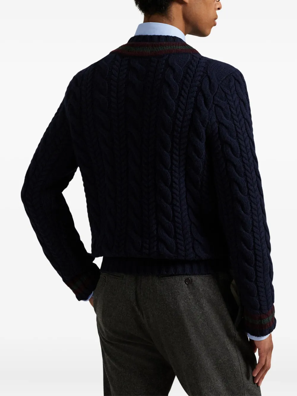 Polo Ralph Lauren Kabelgebreide trui Blauw