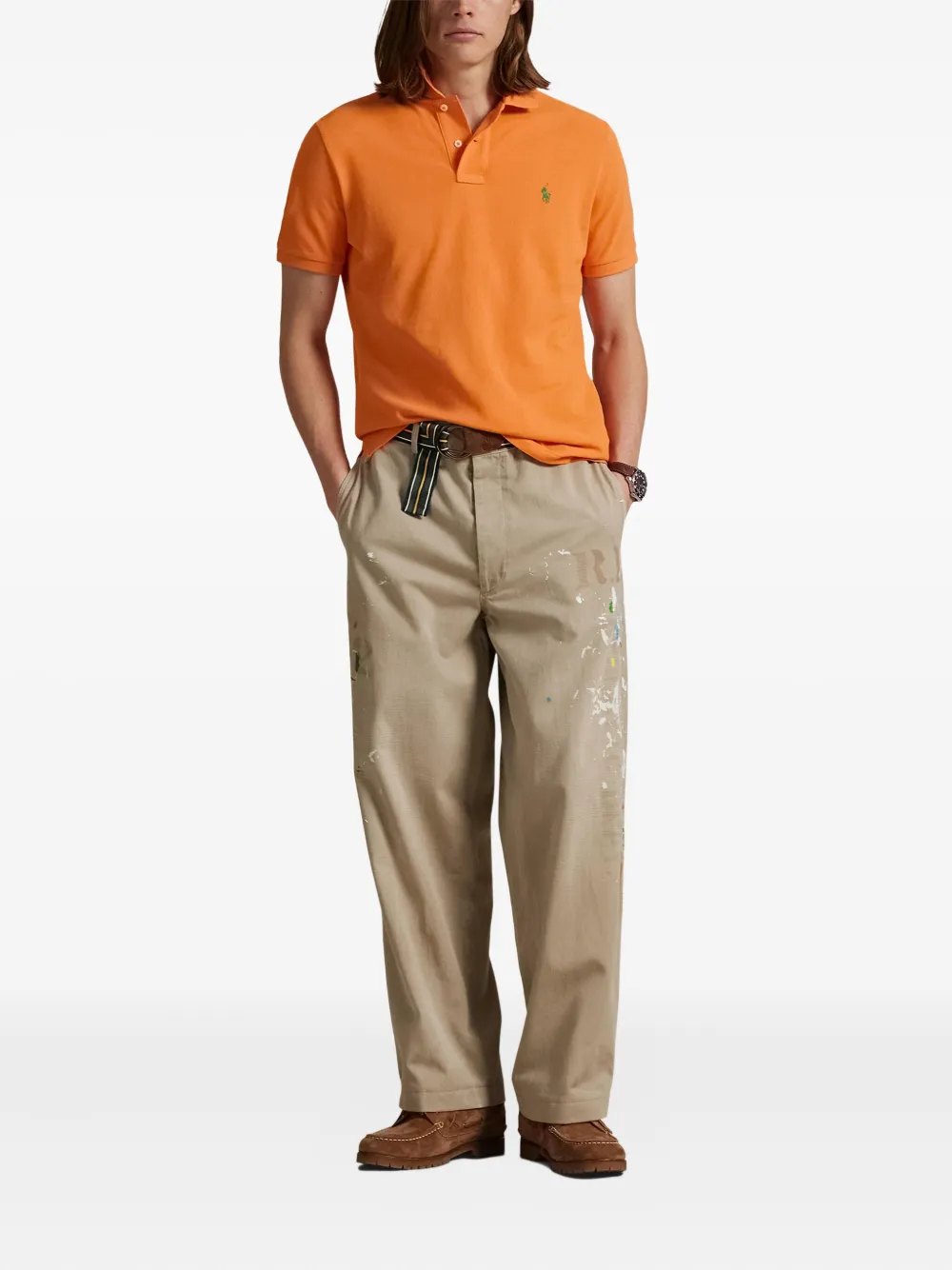 Polo Ralph Lauren Jersey poloshirt Oranje