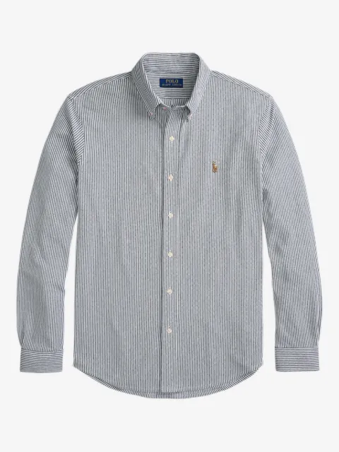Polo Ralph Lauren camisa con botones y rayas estampadas