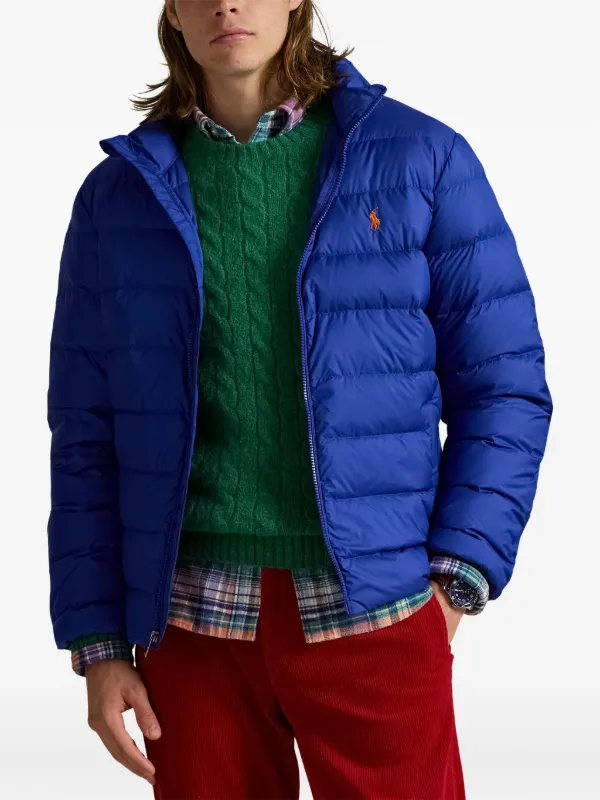 Polo Ralph Lauren Puffer Jacket Blue FARFETCH