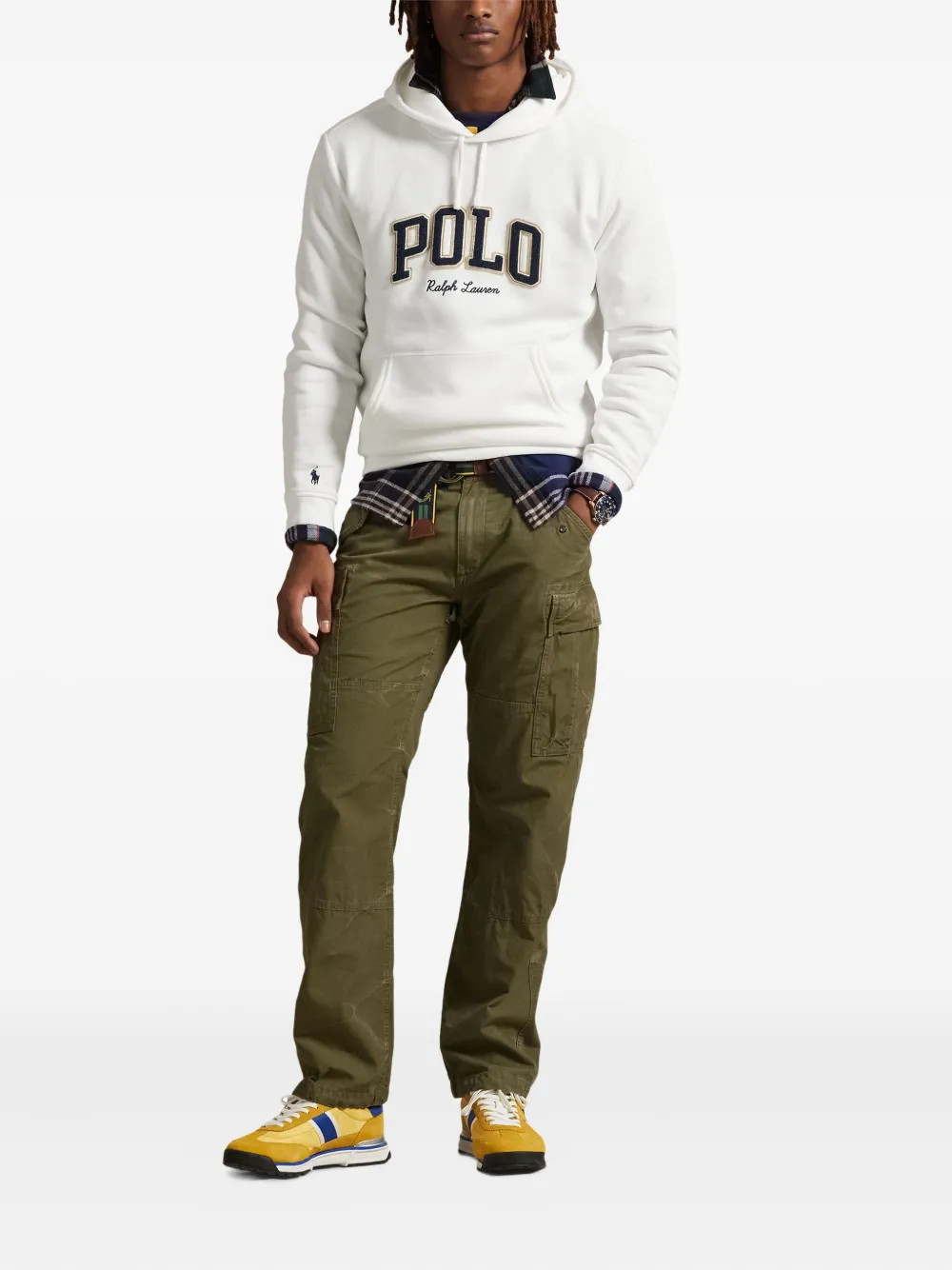 Polo Ralph Lauren Hoodie met geborduurd logo Wit