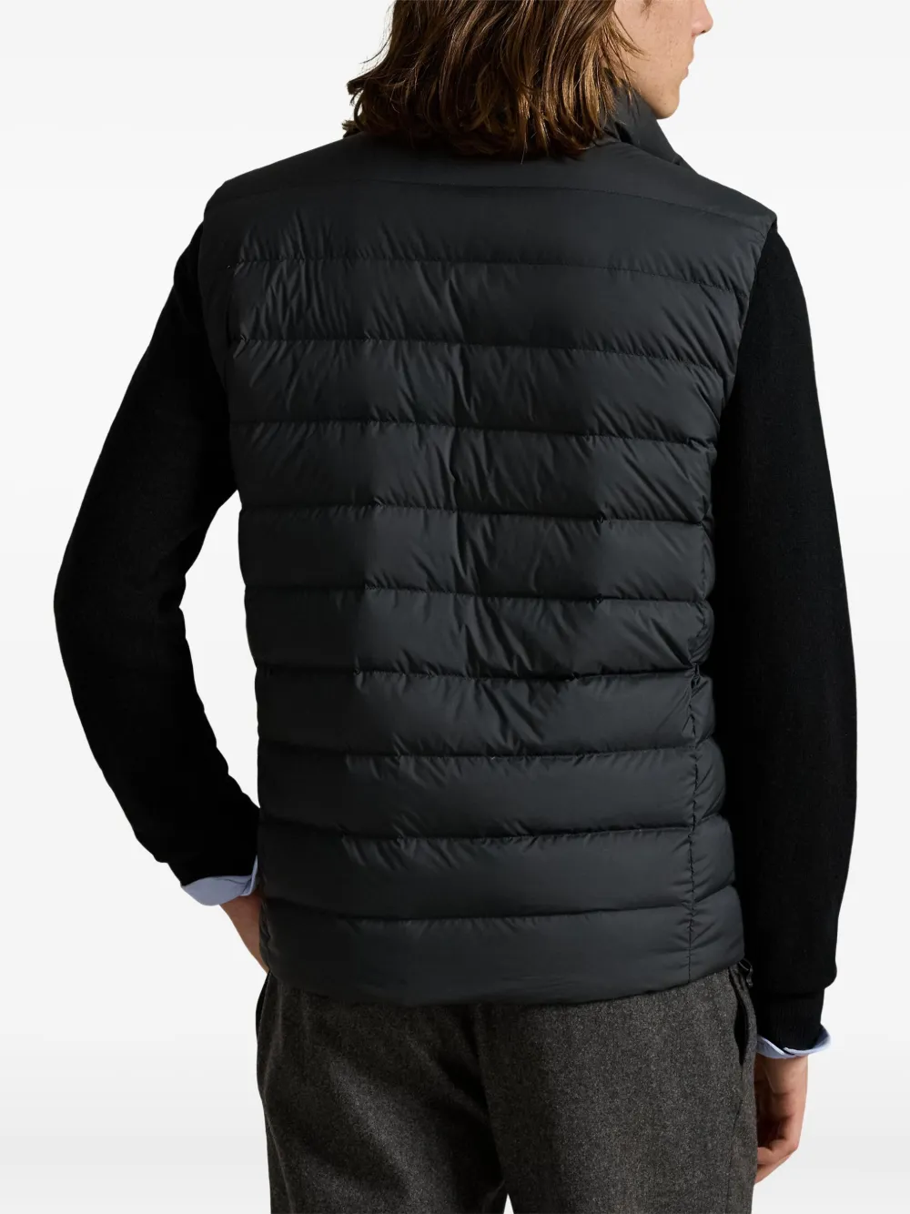 Polo Ralph Lauren Bodywarmer met geborduurd logo Zwart