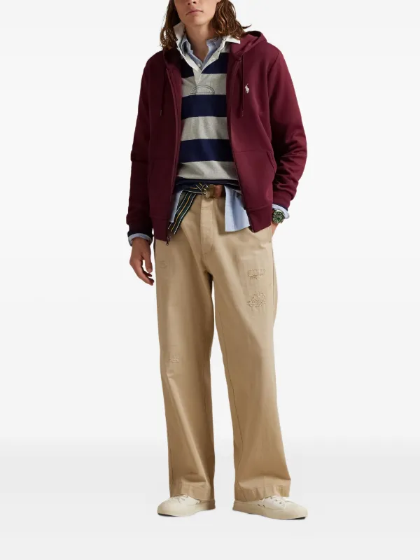 Polo Ralph Lauren ジップアップ パーカー | レッド | FARFETCH JP