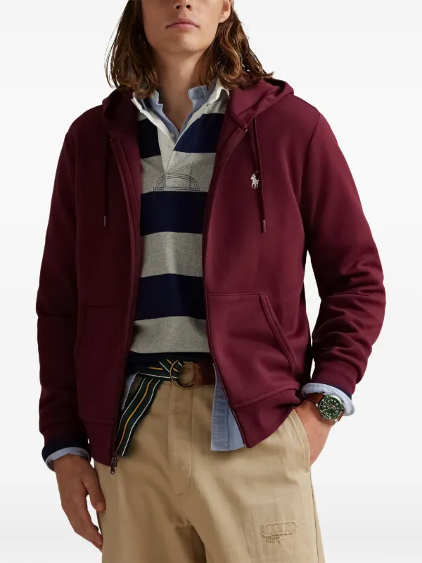 Polo Ralph Lauren ジップアップ パーカー | レッド | FARFETCH JP