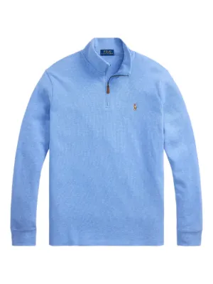 Polo Ralph Lauren half-zip Cotton Sweater | Neutrals | FARFETCH ZA