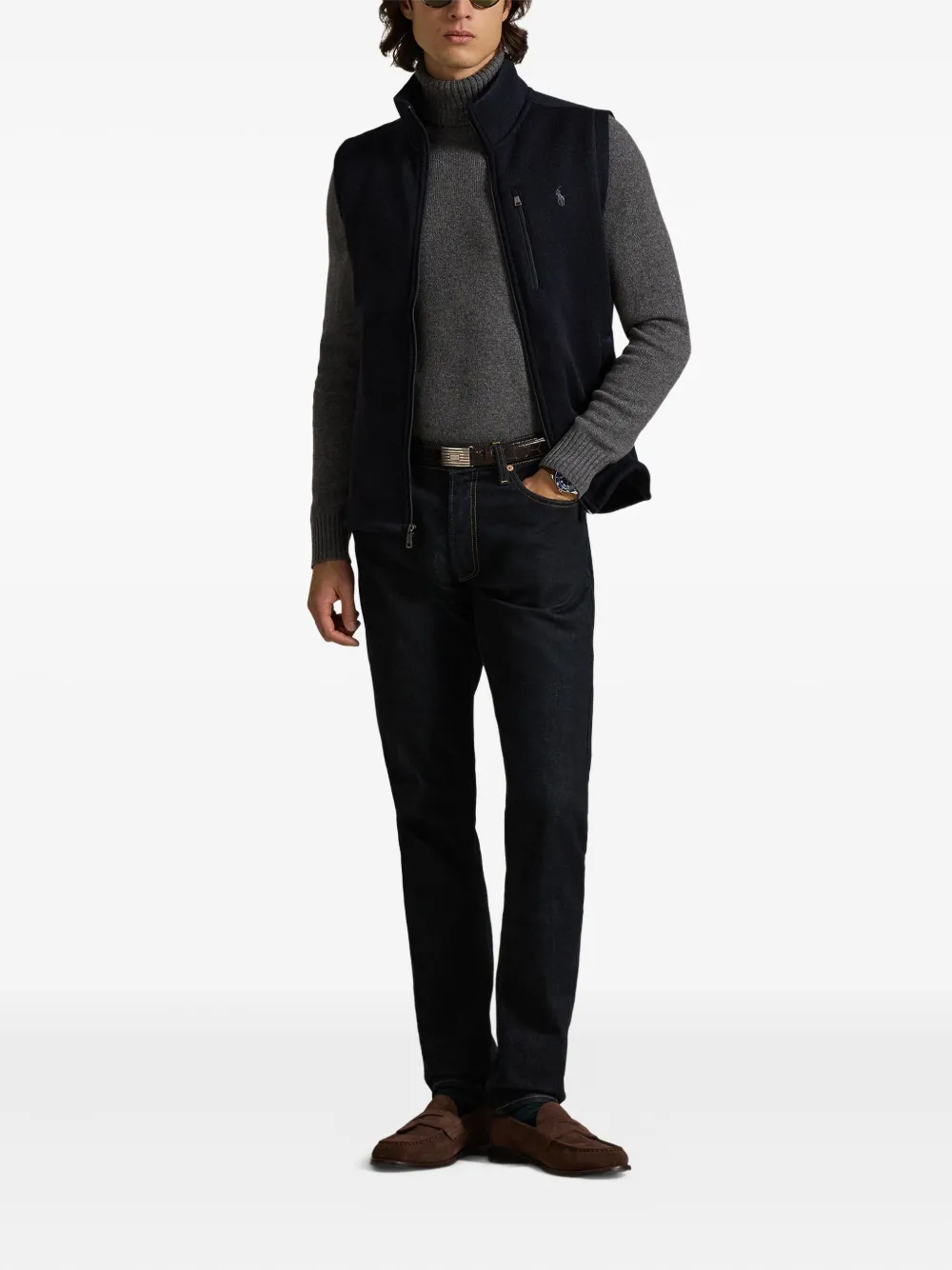 Polo Ralph Lauren zip-up sleeveless gilet | Waistcoats & Gilets | Image 2