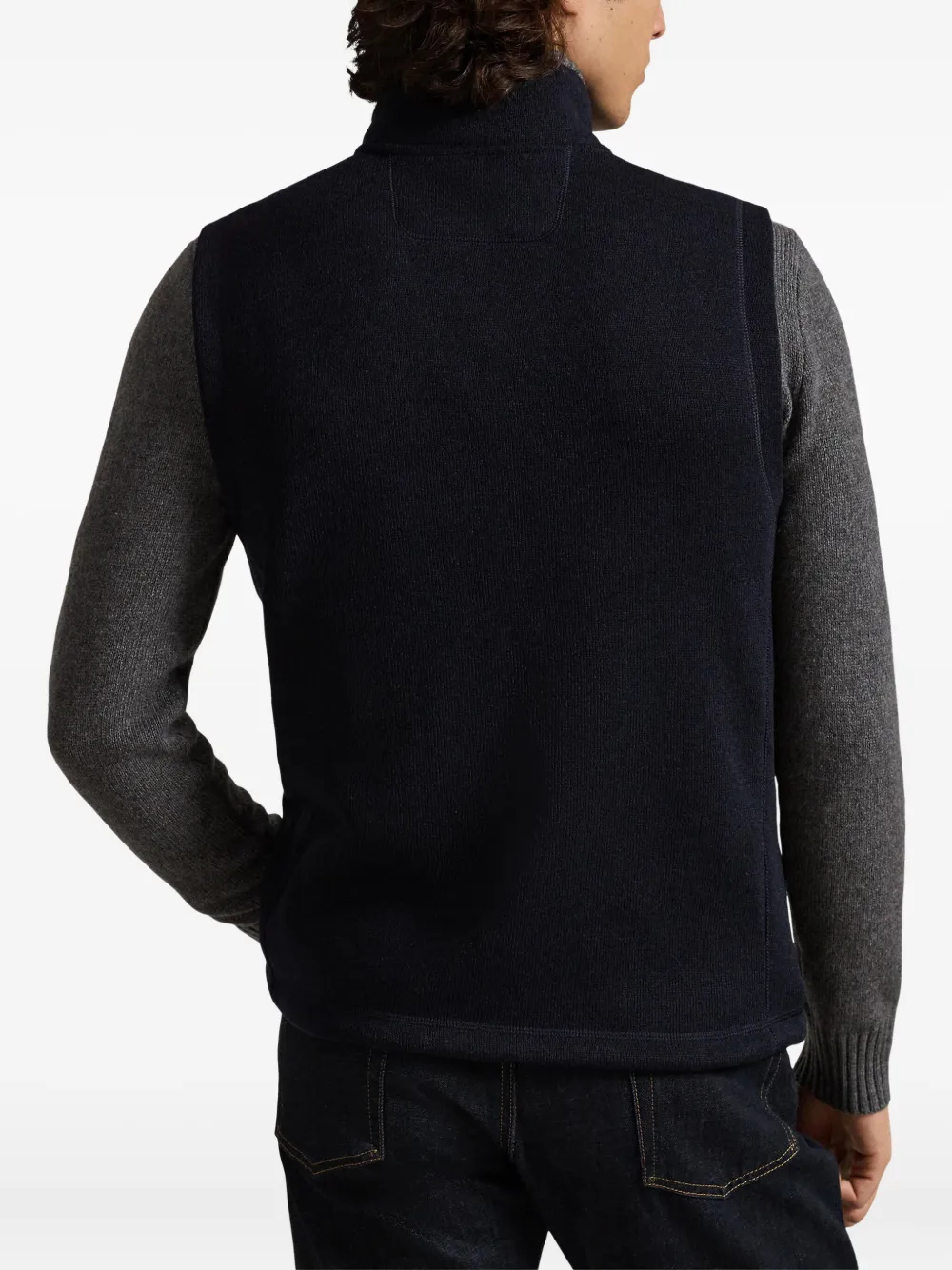 Polo Ralph Lauren Mouwloze bodywarmer met rits Blauw