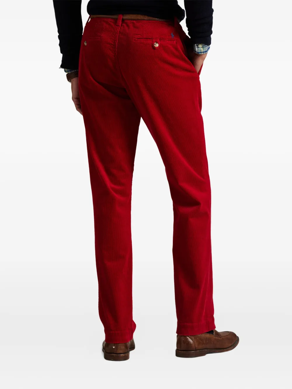 Polo Ralph Lauren Ribfluwelen broek Rood