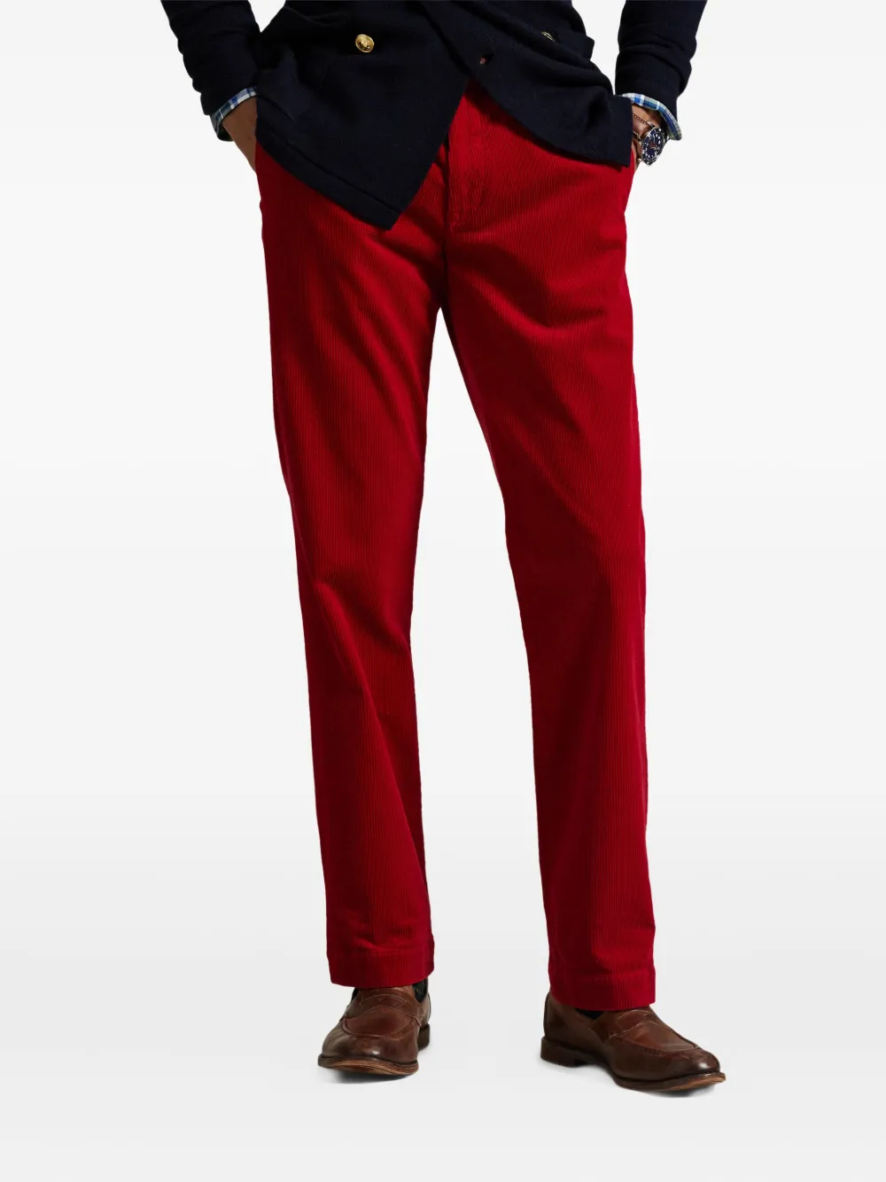 Polo Ralph Lauren Ribfluwelen broek Rood