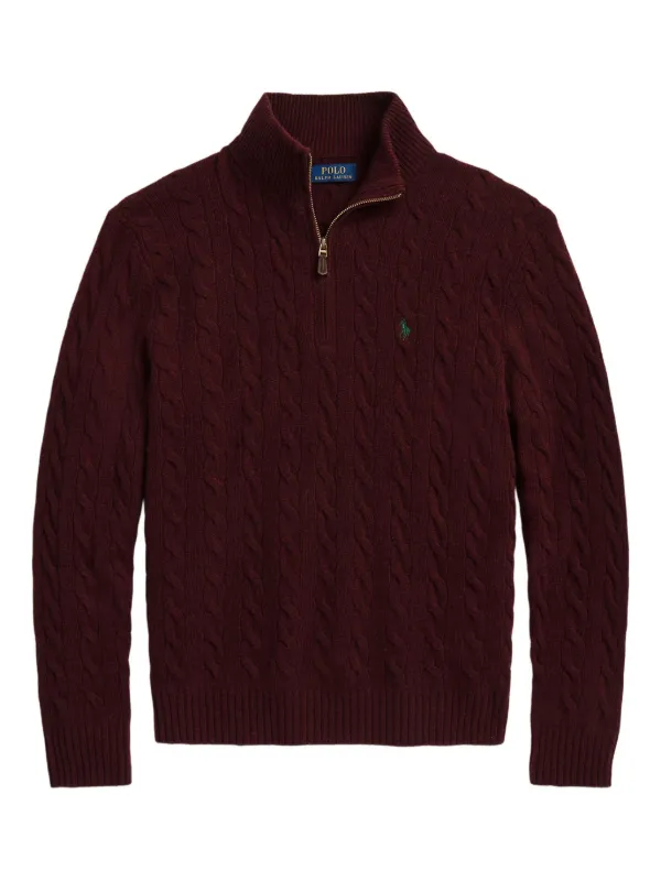 トップス POLO Ralph Lauren half zip cable knit 30628072_59474174_322.jpg