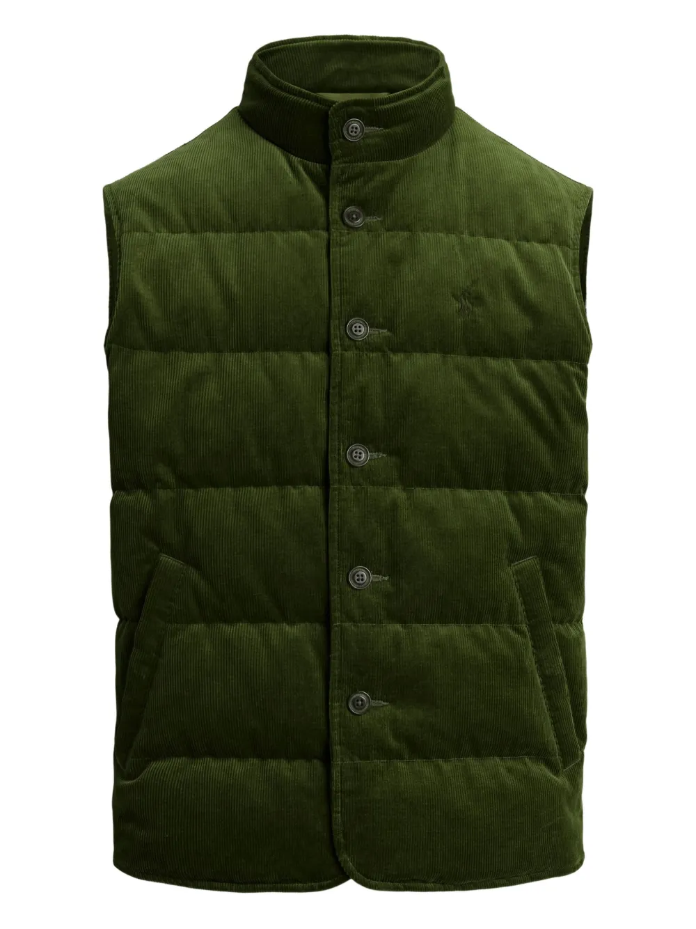 Polo Ralph Lauren コーデュロイ パデッドベスト - グリーン Polo Ralph Lauren コーデュロイ パデッドベスト - グリーン