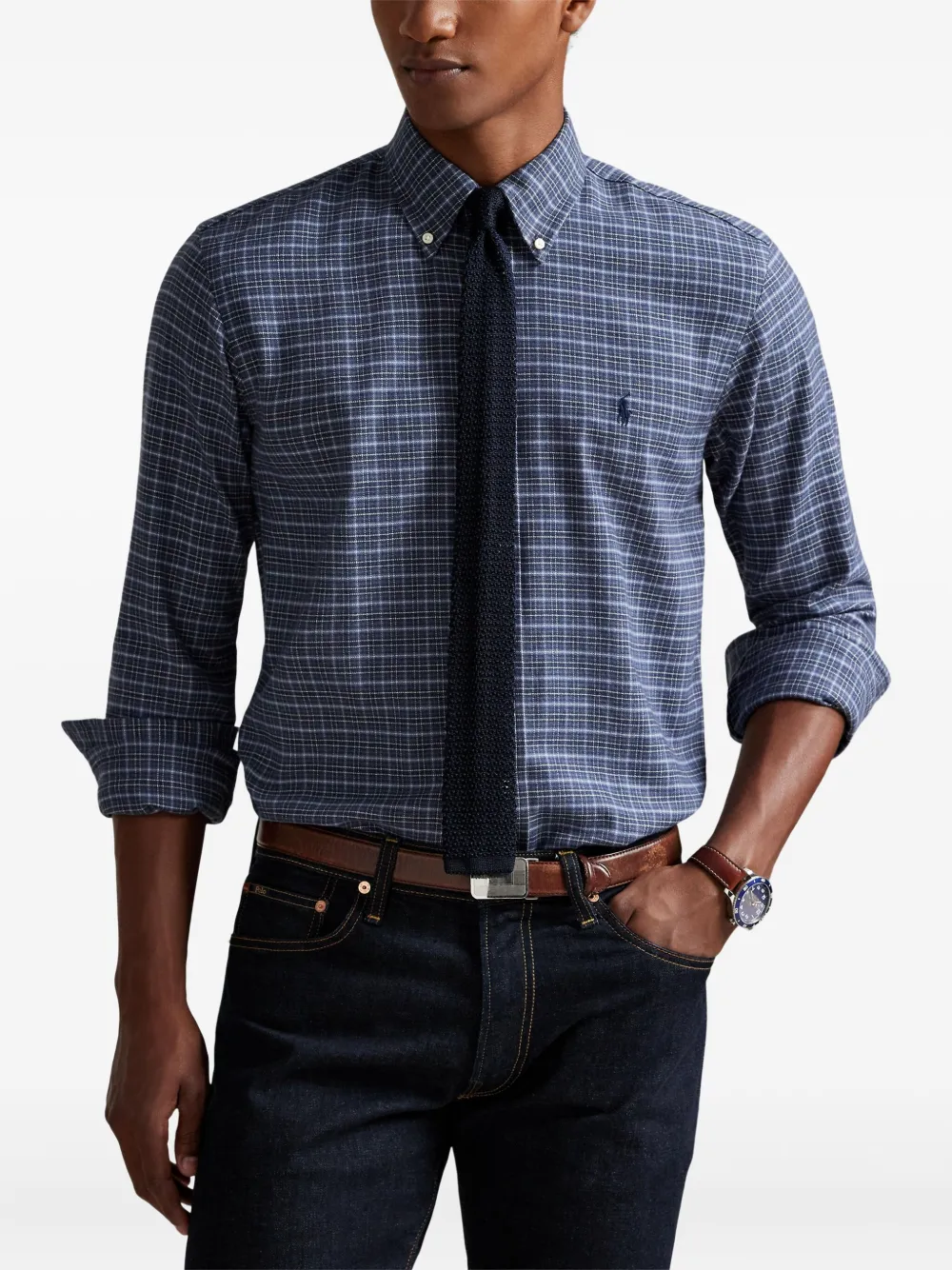 Polo Ralph Lauren Geruit overhemd Blauw