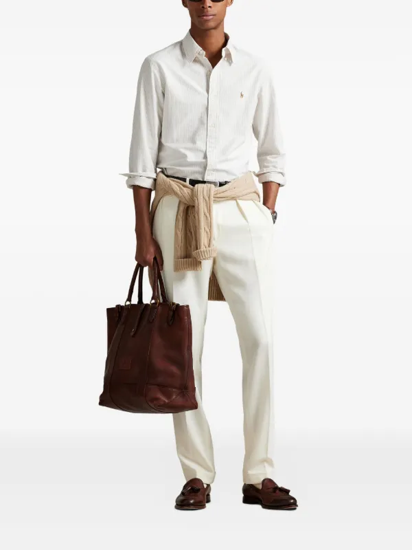 Polo Ralph Lauren ストライプ シャツ | ホワイト | FARFETCH JP