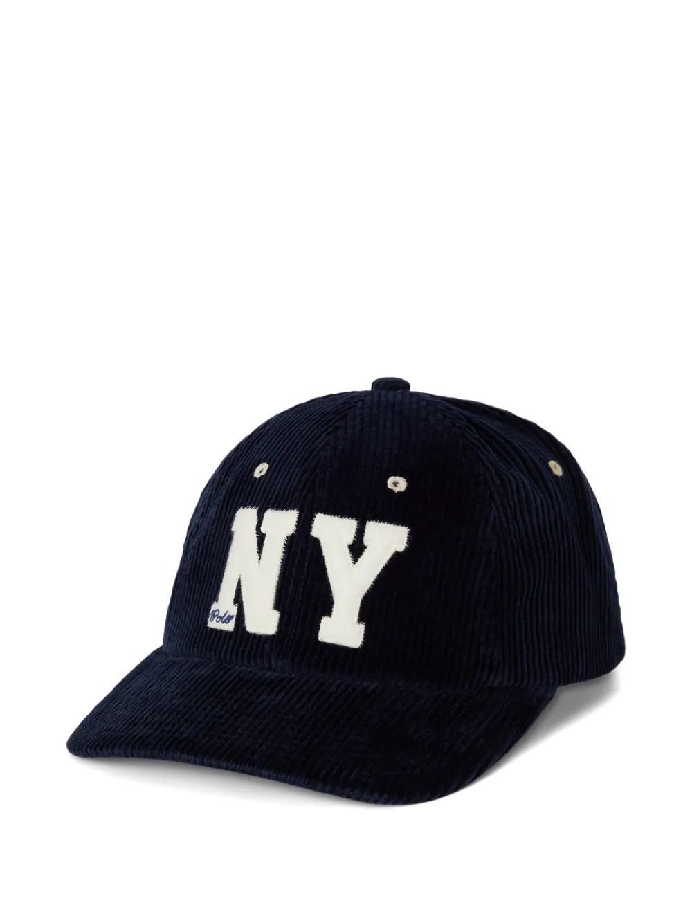 Polo Ralph Lauren Corduroy Baseball Cap In Black
