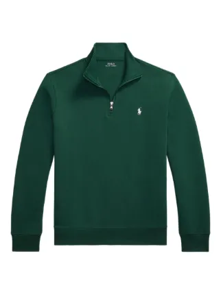 Polo By Ralph Lauren　ハーフジッパーシャツ　美品　希少　XL Polo Ralph Lauren ハーフジップ スウェットシャツ | ブラック