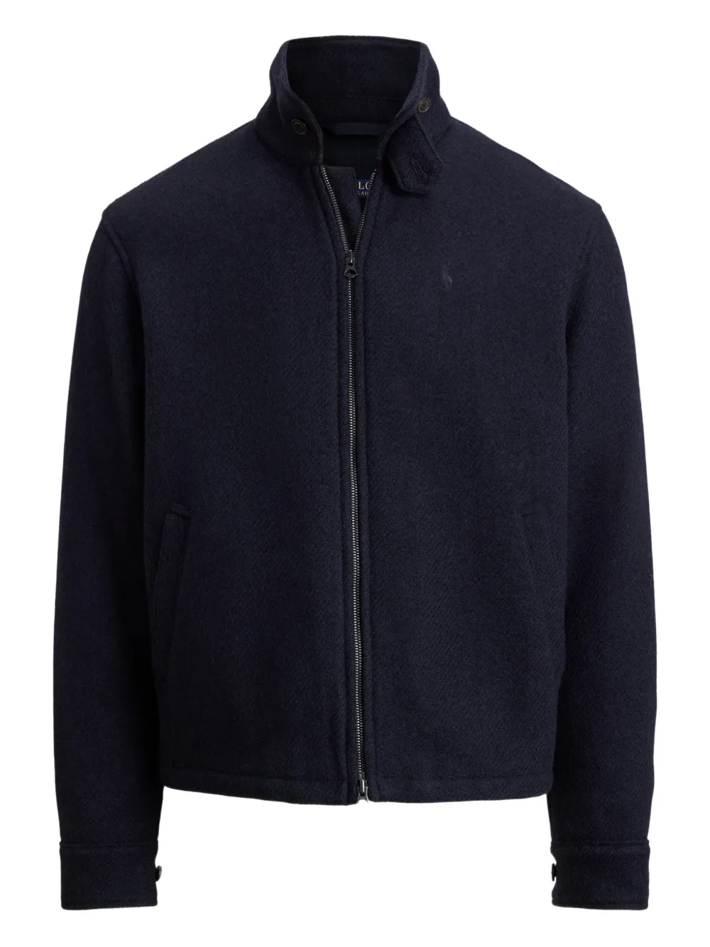 Polo Ralph Lauren wool zip-front windbreaker Blauw