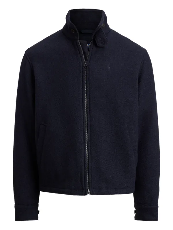 Polo Ralph Lauren Jaqueta corta-vento De Lã | Azul | FARFETCH BR