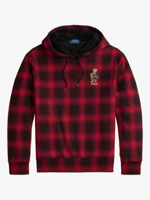 Polo Ralph Lauren hoodie con motivo de cuadros