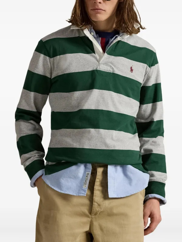 Polo Ralph Lauren striped-pattern long-sleeve Polo Shirt