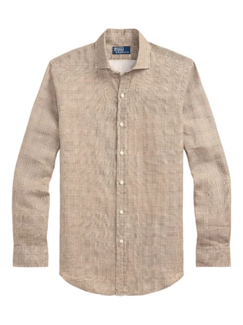 Chemise en lin à carreaux - Polo Ralph Lauren - Modalova