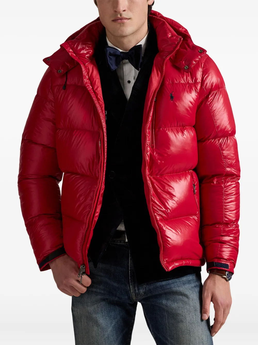 Polo Ralph Lauren Gewatteerd jack Rood