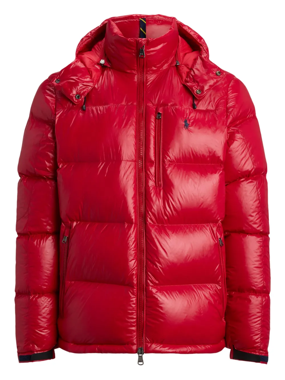 Polo Ralph Lauren フーデッド パデッドジャケット - レッド Polo Ralph Lauren フーデッド パデッドジャケット - レッド
