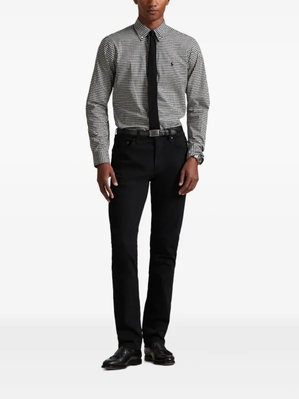 Polo Ralph Lauren long-sleeves Checked Shirt | White | FARFETCH RO