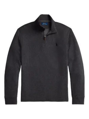 Polo Ralph Lauren Suéter Com Zíper Parcial | Azul | FARFETCH BR