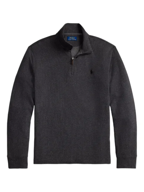 Polo Ralph Lauren half-zip long-sleeve cotton sweater