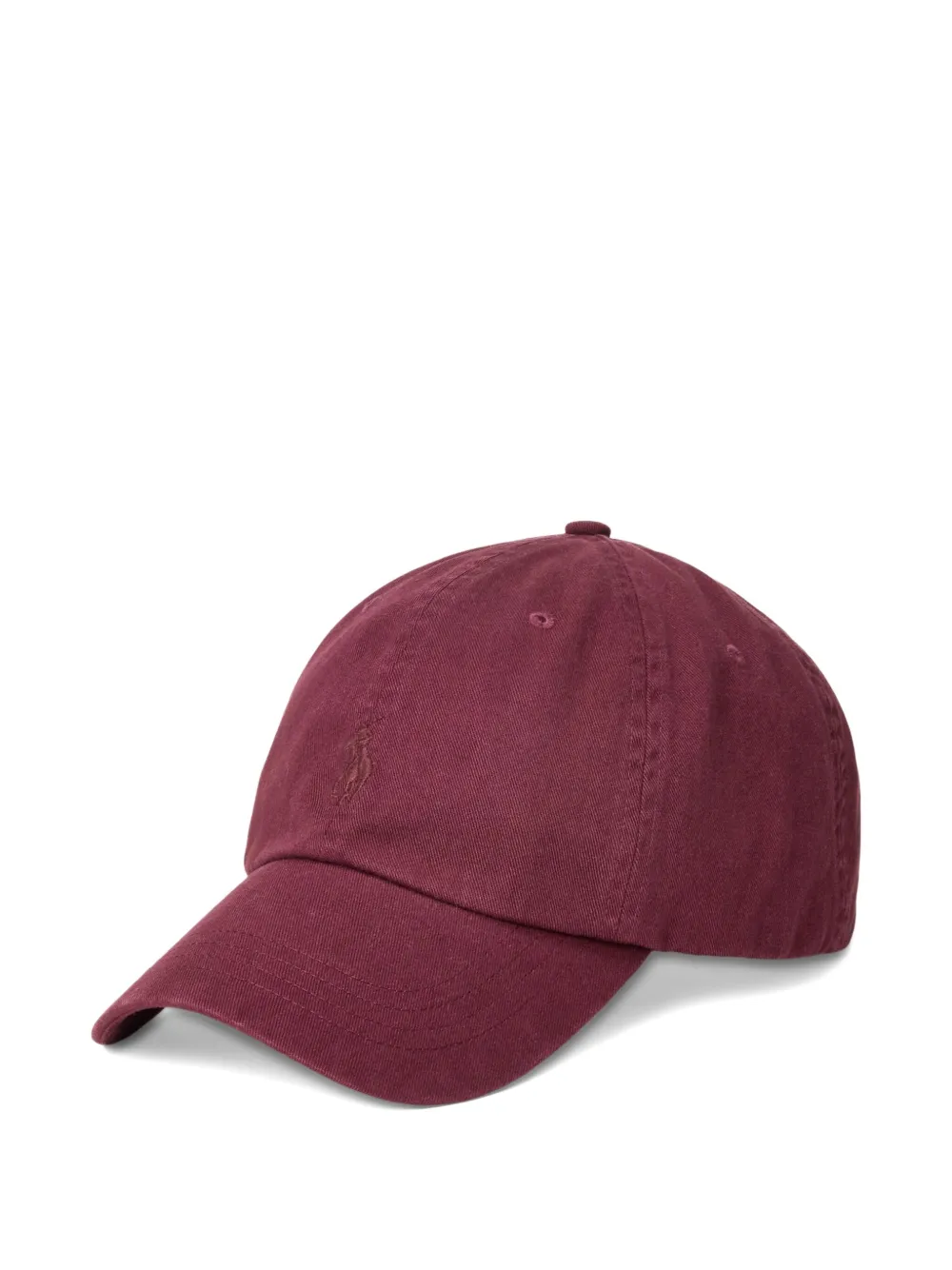 Polo Ralph Lauren Garment Dyed Cap In Red