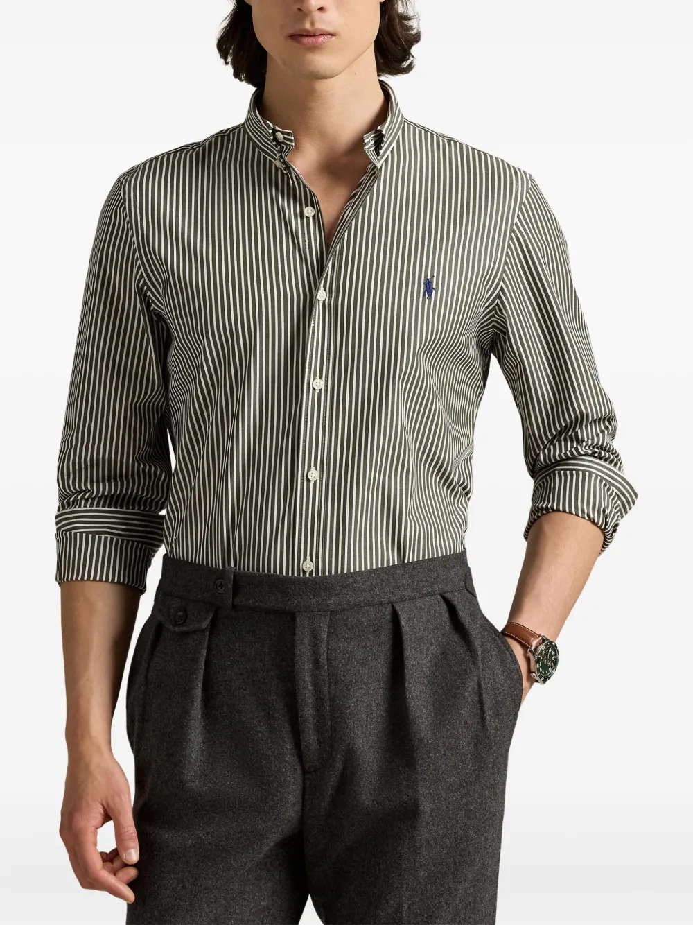 Polo Ralph Lauren Gestreept overhemd Groen