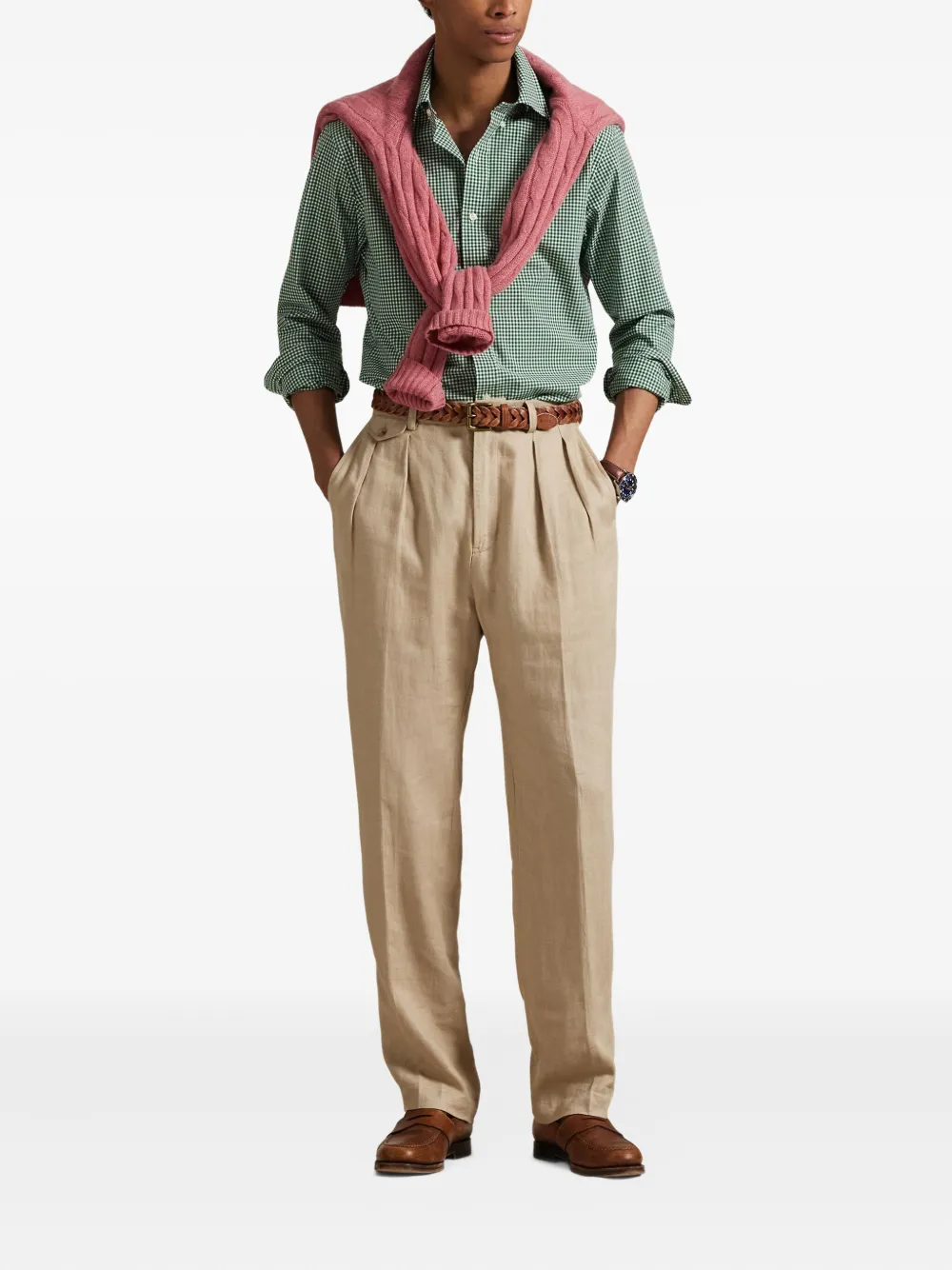 Polo Ralph Lauren Overhemd met gingham ruit Groen