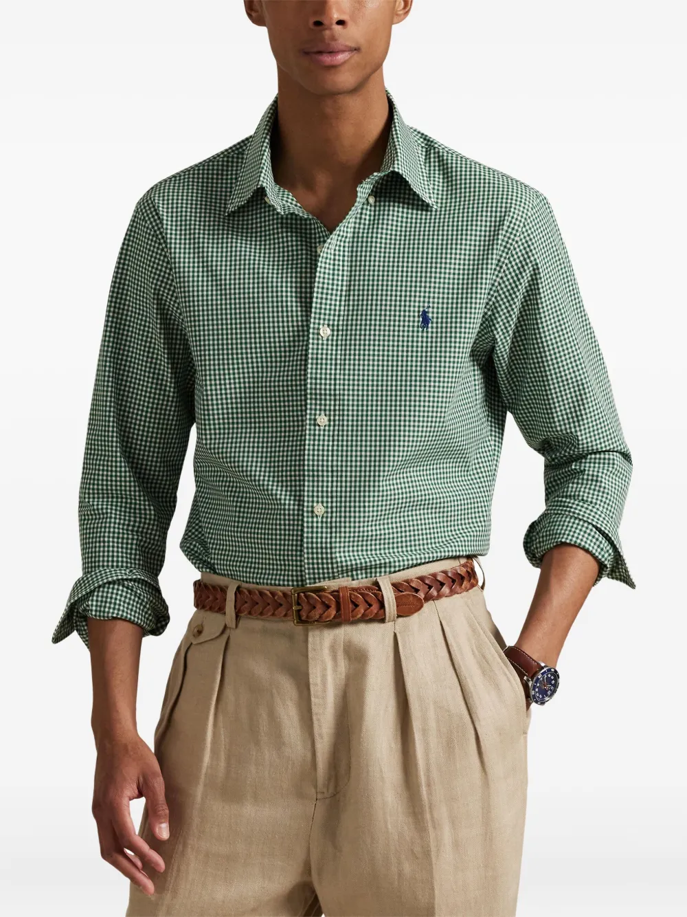 Polo Ralph Lauren Overhemd met gingham ruit Groen