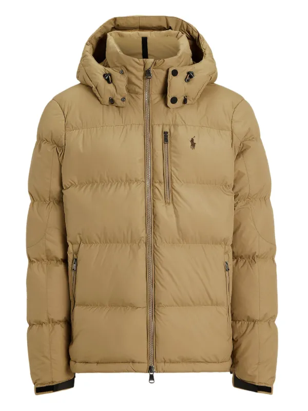 Polo Ralph Lauren Insulated Hooded Padded Jacket Brown