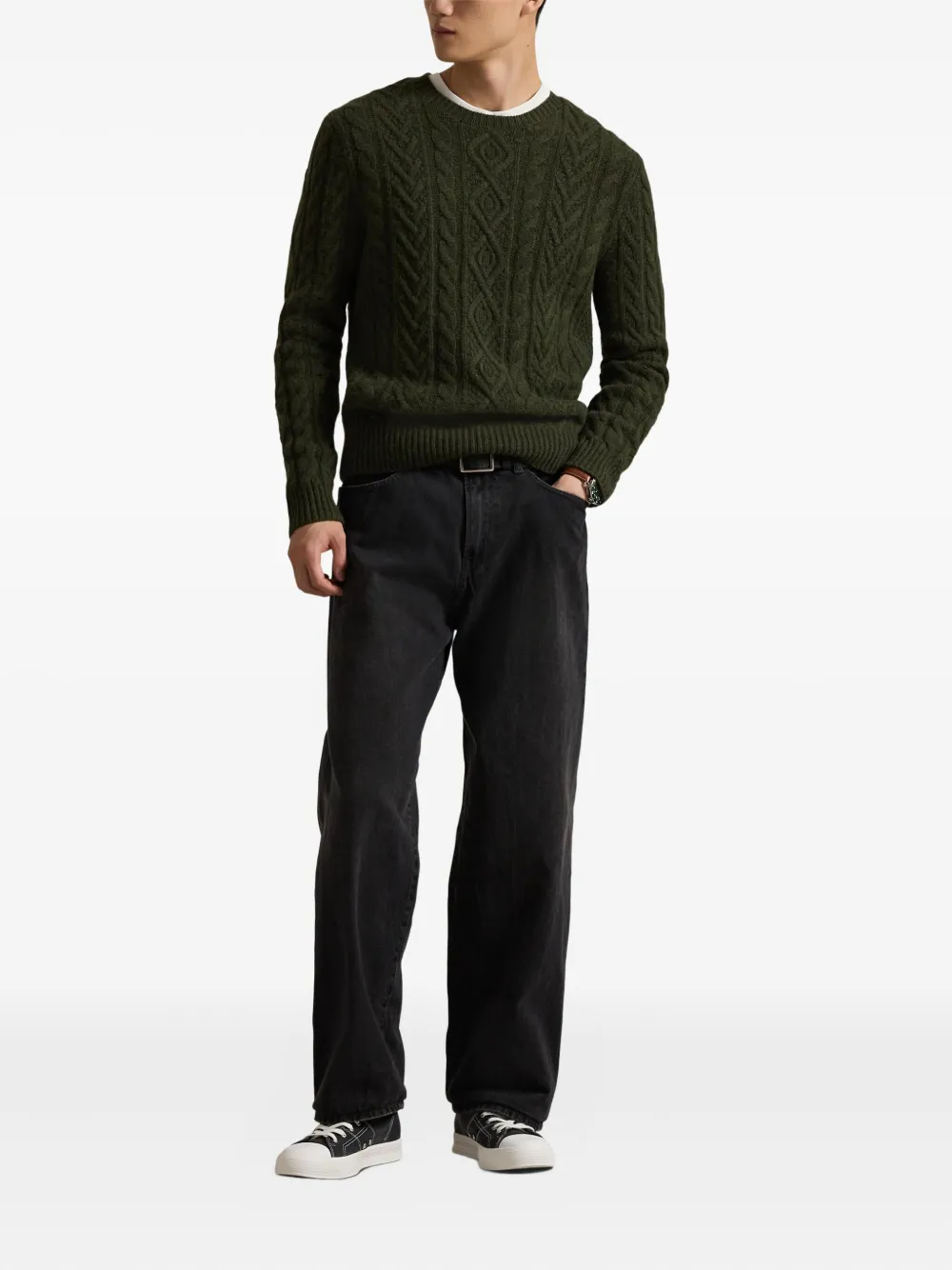 Polo Ralph Lauren rigid denim trousers | Wide-Leg Jeans | Image 2